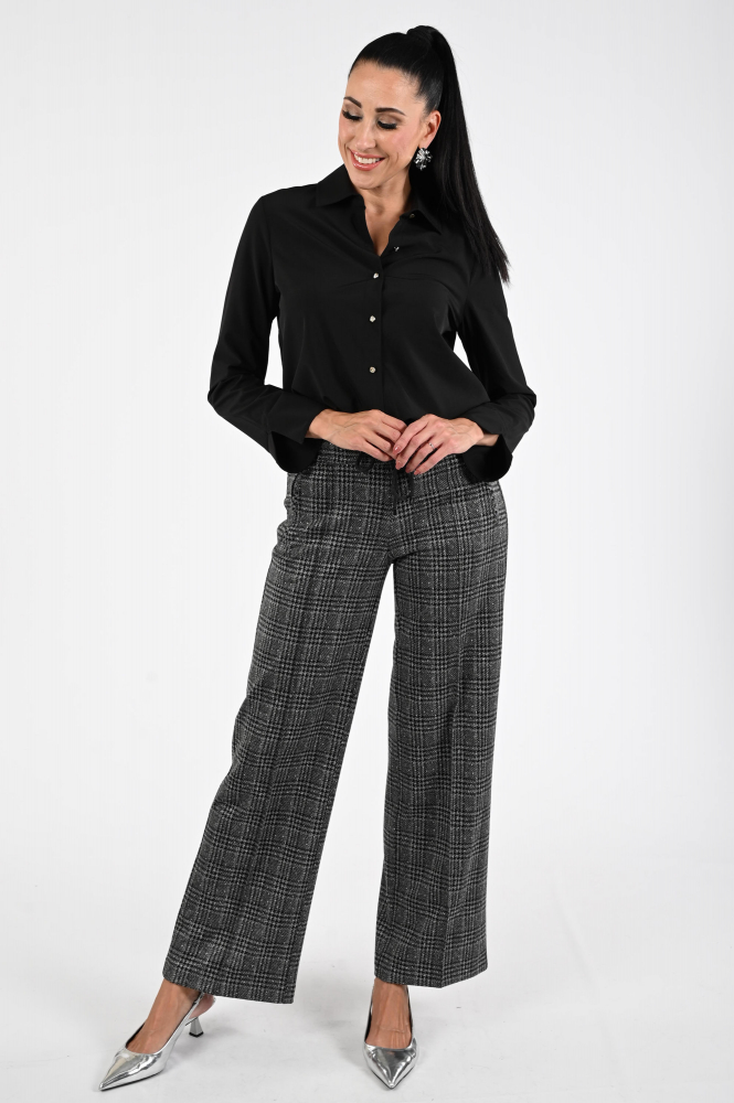 Rosner May Wide Leg Broek Zwart