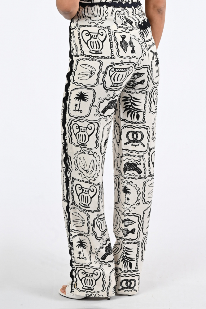 Fabienne Chapot CLTTRS22SS260234 Broek Zwart