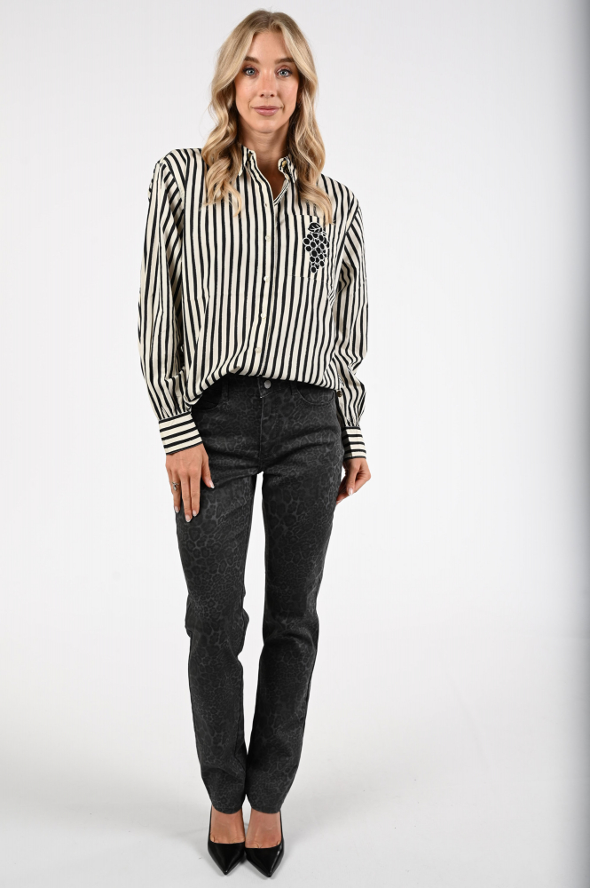 Mac Dream 0355 Broek Grijs