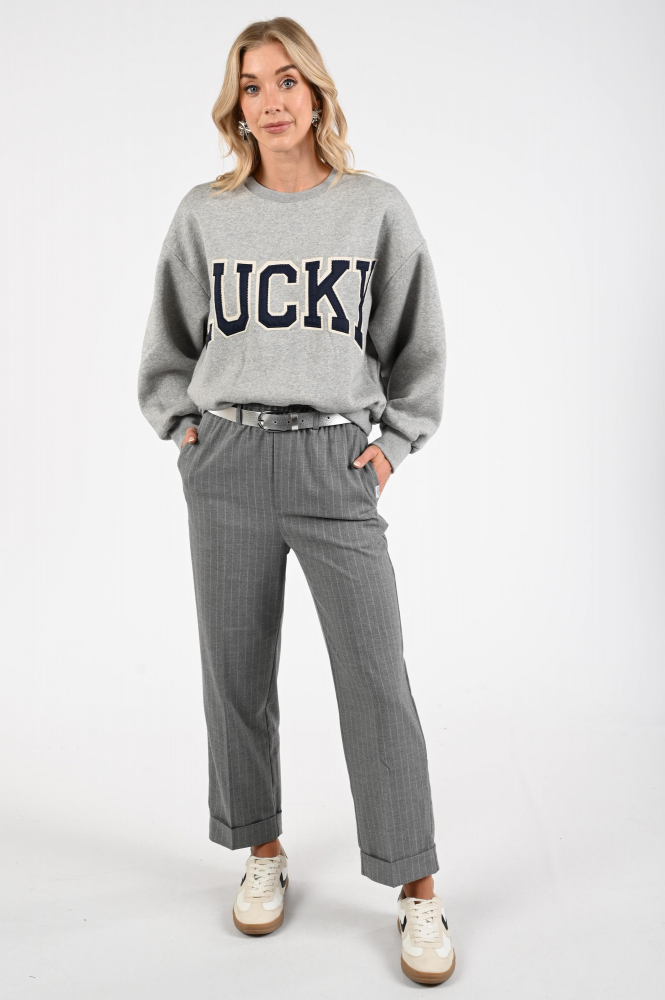 Penn & Ink W25N1649 Broek Grijs