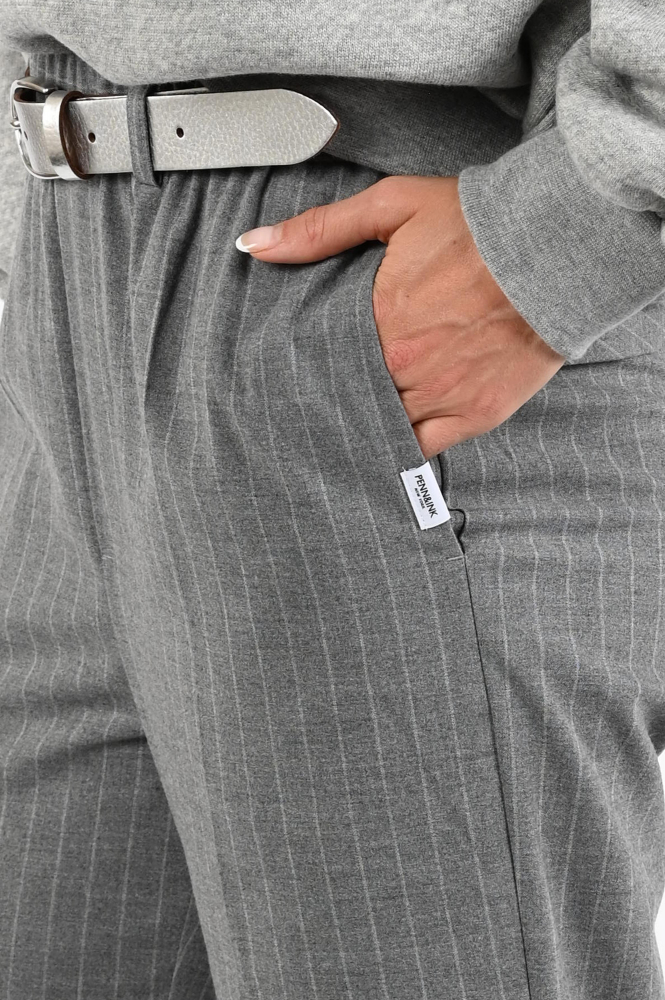 Penn & Ink W25N1649 Broek Grijs