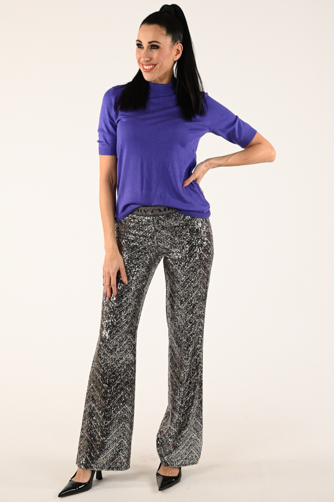 Cambio Francis 6542037811 Broek Grijs