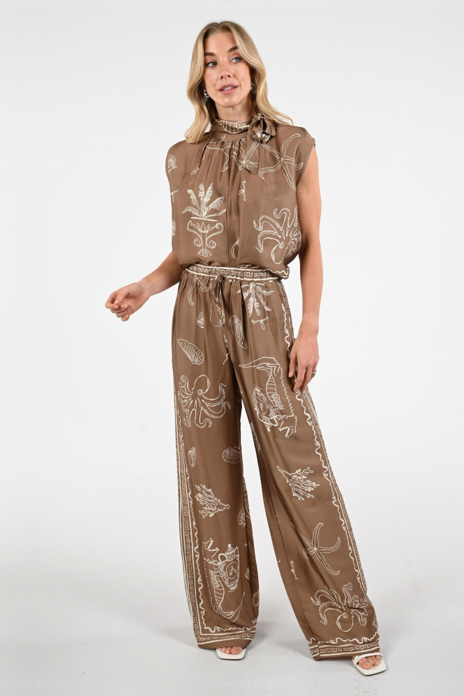 Nukus NKS09106 Broek Bruin