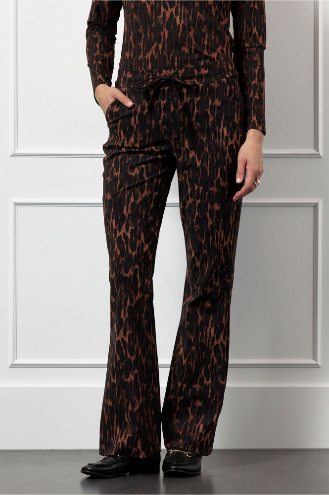 Studio Anneloes Flair drawstring Broek Bruin