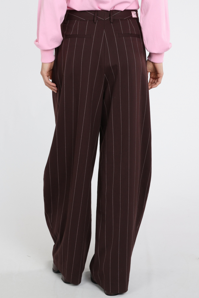 Fabienne Chapot CLTTRS33AW260292 Broek Bruin