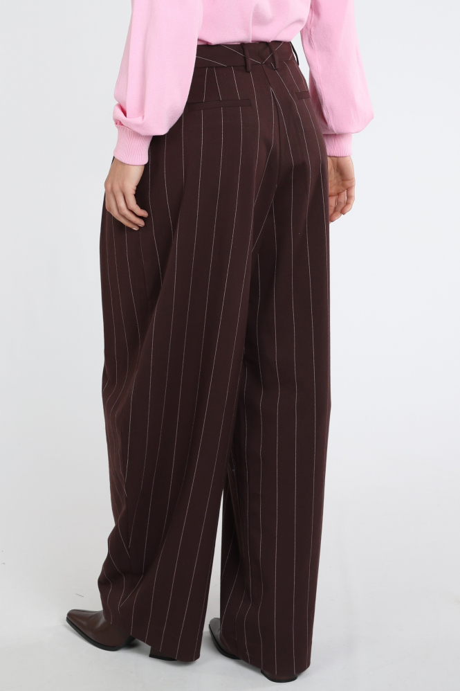 Fabienne Chapot CLTTRS33AW260292 Broek Bruin