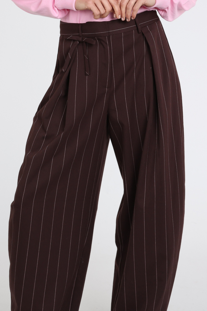 Fabienne Chapot CLTTRS33AW260292 Broek Bruin