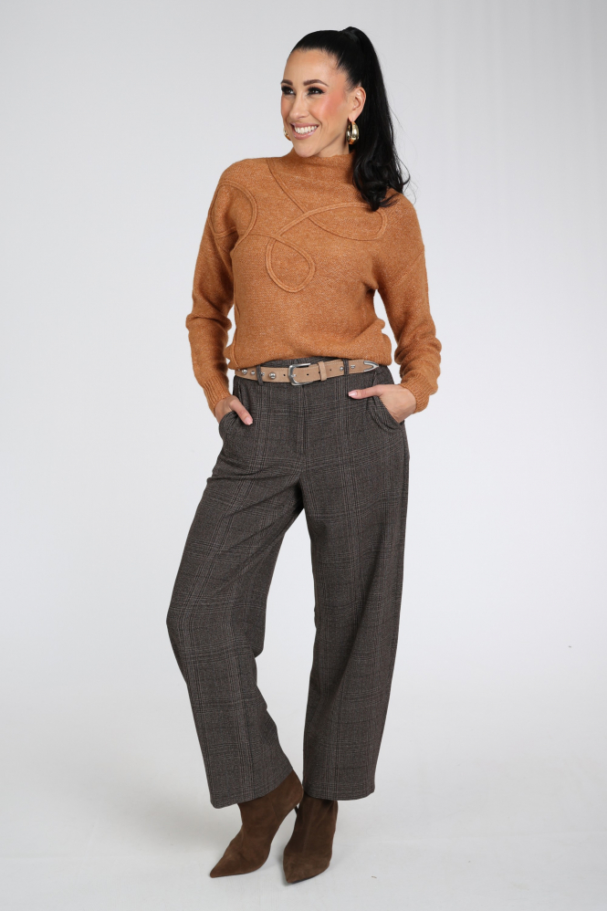 Cambio Edita 64027025900 Broek Bruin
