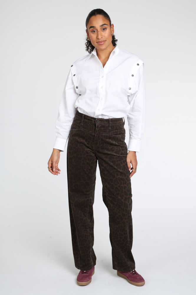 Cambio Ornella 772201410 Broek Bruin