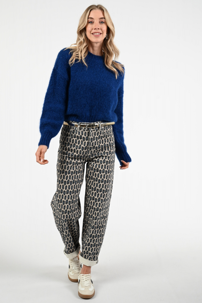 By-Bar Lew paris cheeta Broek Beige