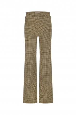 L.O.E.S. by Studio Anneloes Lexie check trousers Bruin