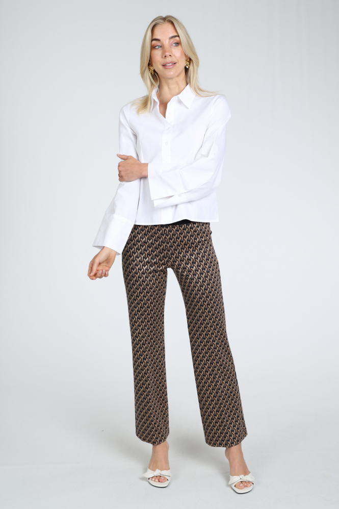 Cambio Faith 64037022635 Broek Bruin