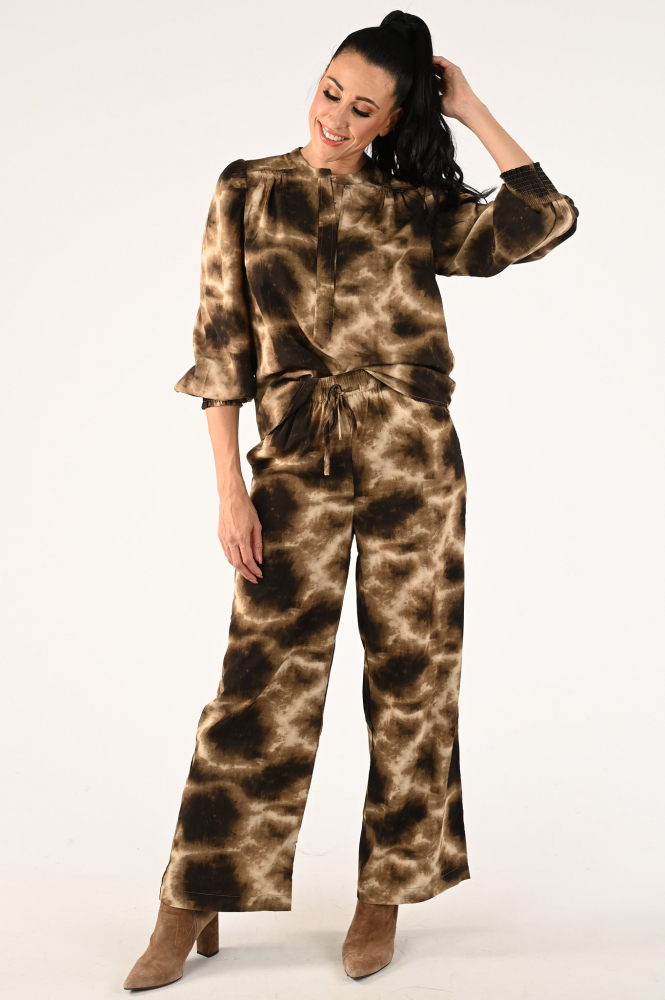Co'couture borneo pants Broek Bruin