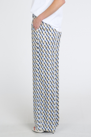 Rosner Mara Wide Leg Easy  Blauw