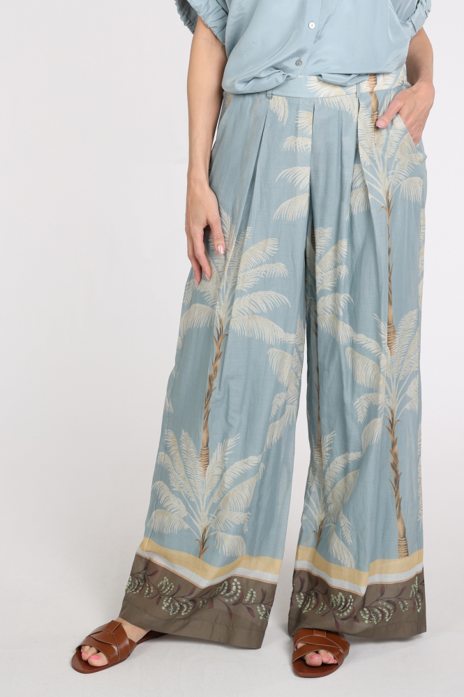 Summum 4s2993-12457 Broek Blauw