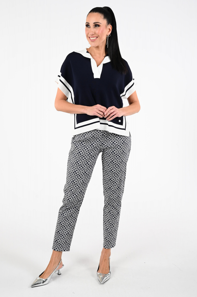 Joseph Ribkoff 261225 Broek Blauw