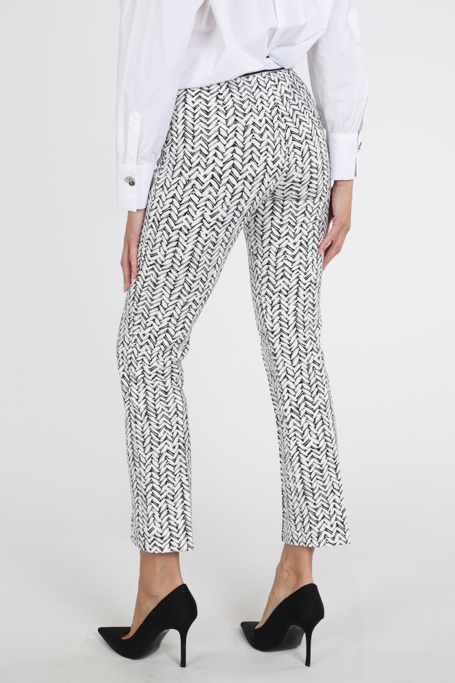 Rosner Alisa Slim Easy  Broek Blauw