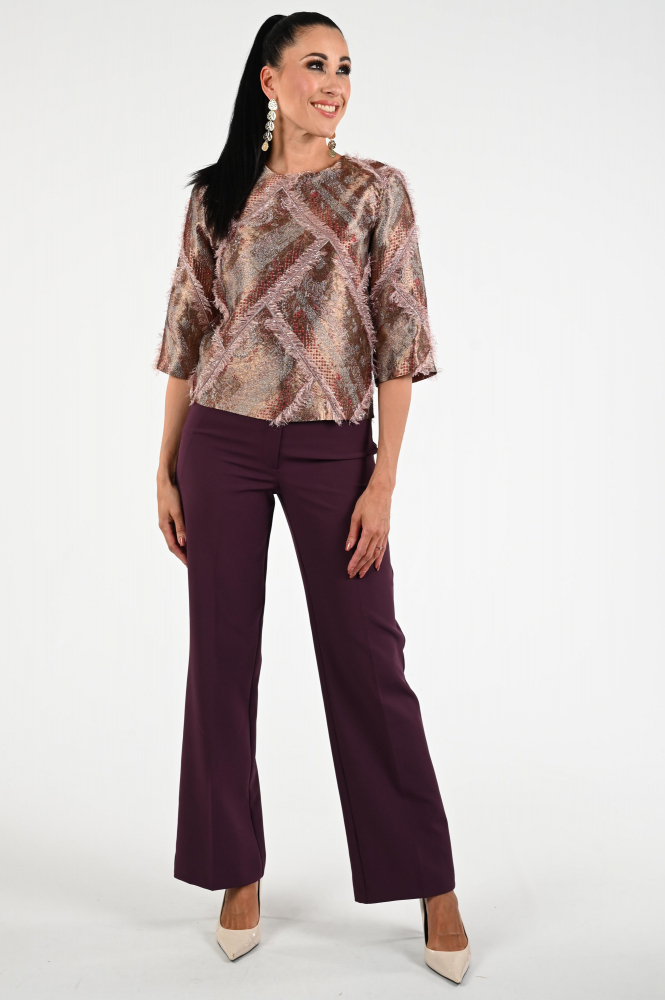 Geisha 51904-32 Broek Paars