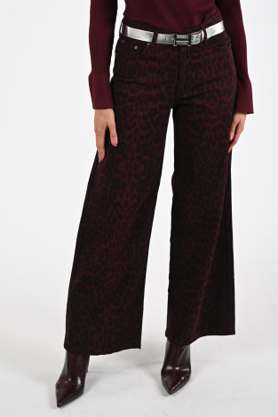 Co'couture Leo CC wide pant Rood
