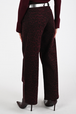 Co'couture Leo CC wide pant Paars