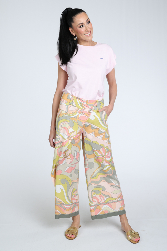 Cambio Anais 8739020102 Broek Roze