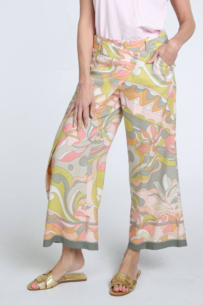 Cambio Anais 8739020102 Broek Roze