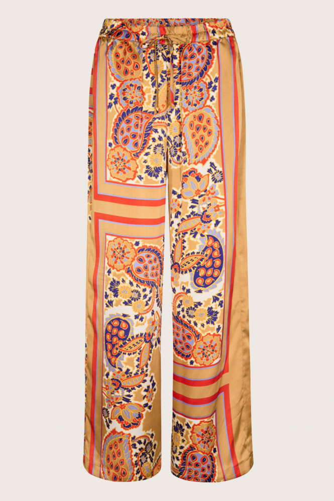 Co'couture scarf pants Broek Geel