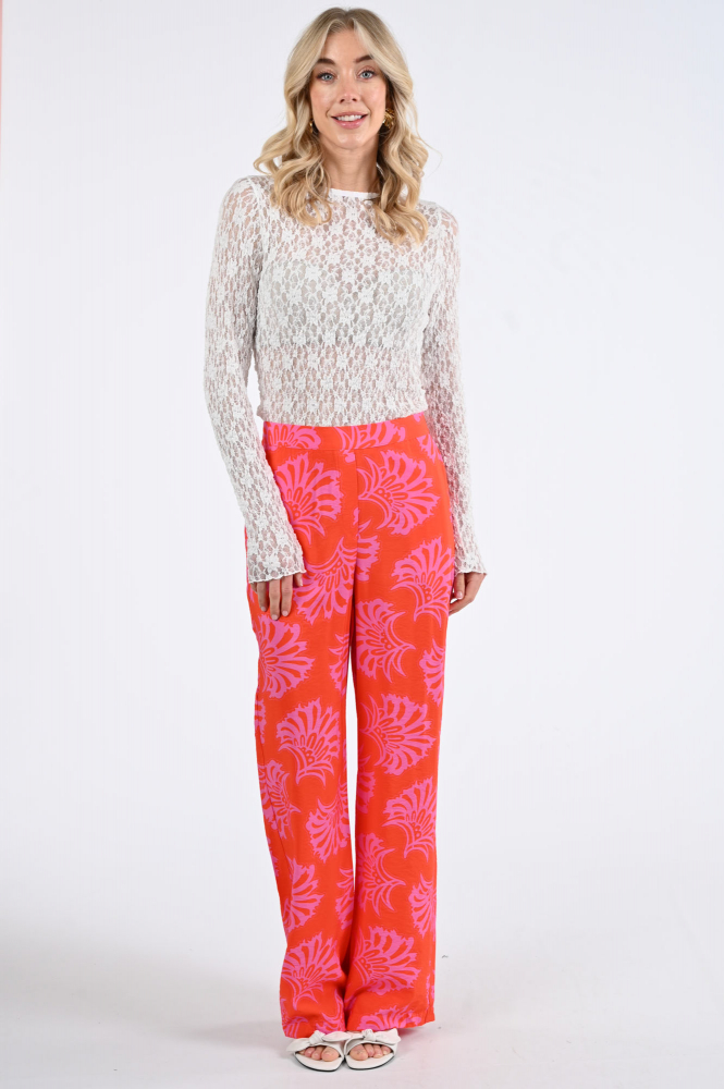 Geisha 51220-20 Broek Oranje