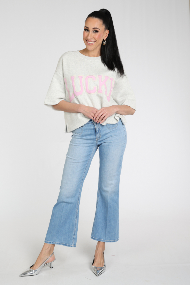 Cambio fabienne cropped Broek Blauw
