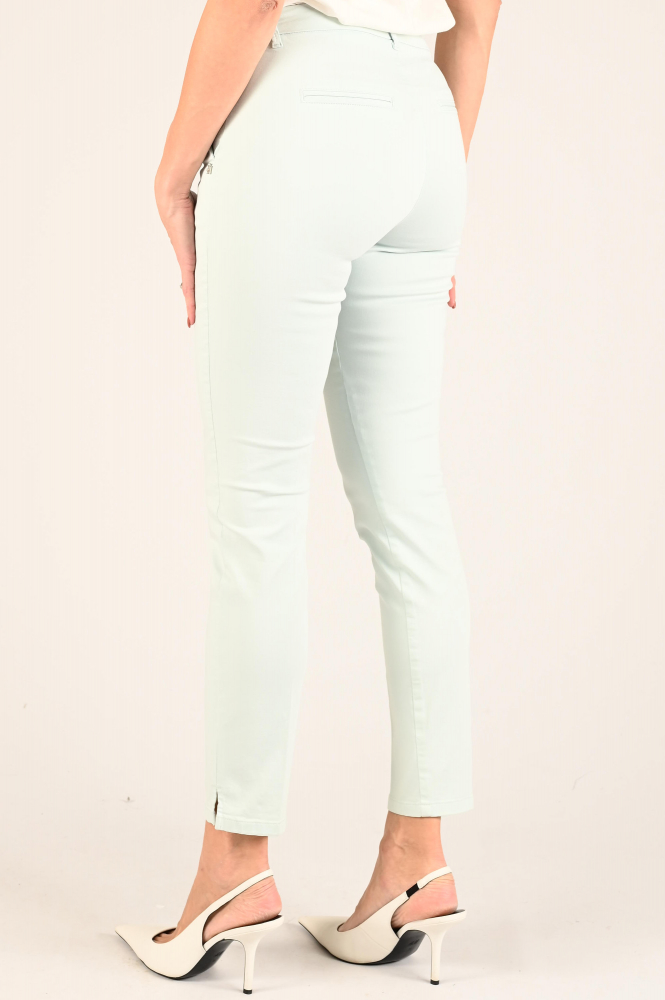 NickJean Sandy Split Chino Groen