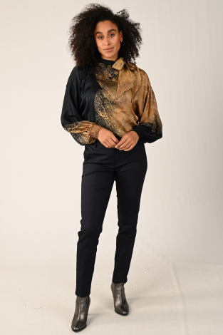 NickJean Sandy slim long Blauw