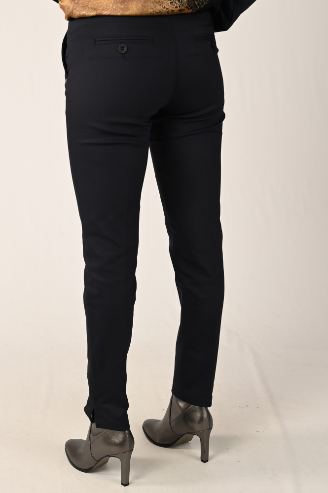NickJean Sandy slim long Chino Blauw