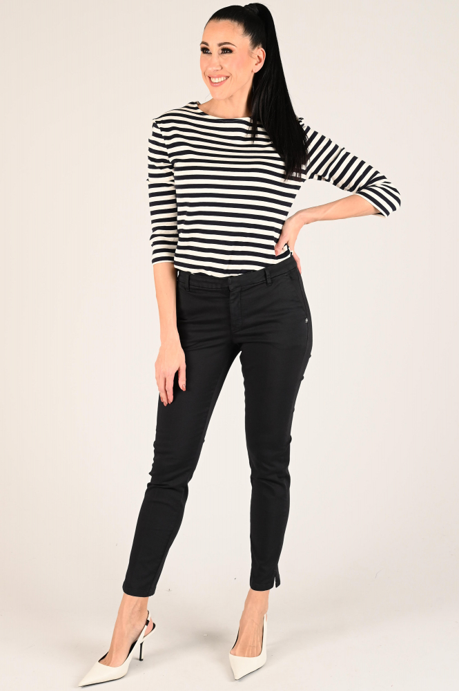 NickJean Sandy Slim long Chino Blauw