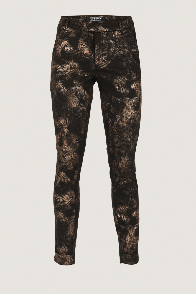 NickJean Sandy Gold Chino Zwart