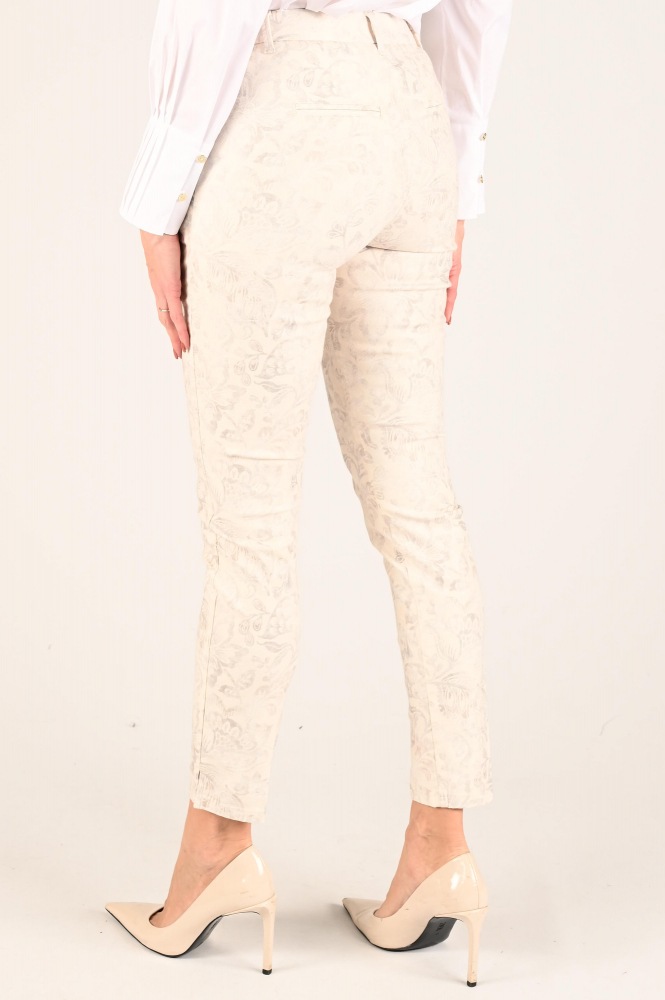 NickJean Sandy slim long Chino Wit