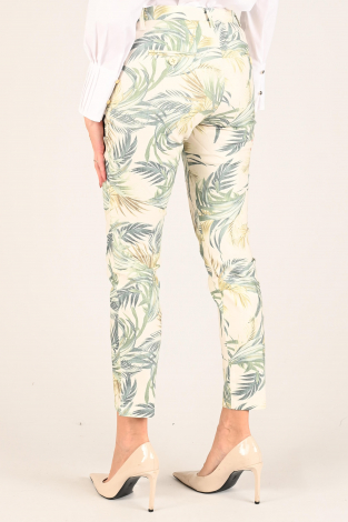 NickJean Sandy slim long Groen