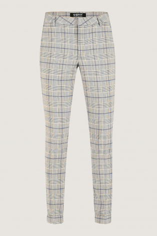 NickJean Chino Check Blauw