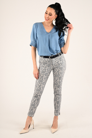 NickJean Sandy Slim Long Blauw