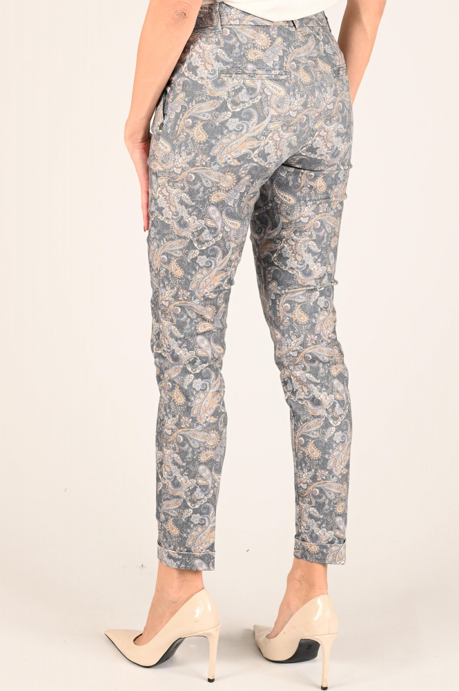 NickJean Sandy slim long Chino Blauw