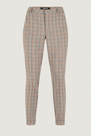NickJean Chino Check Oranje