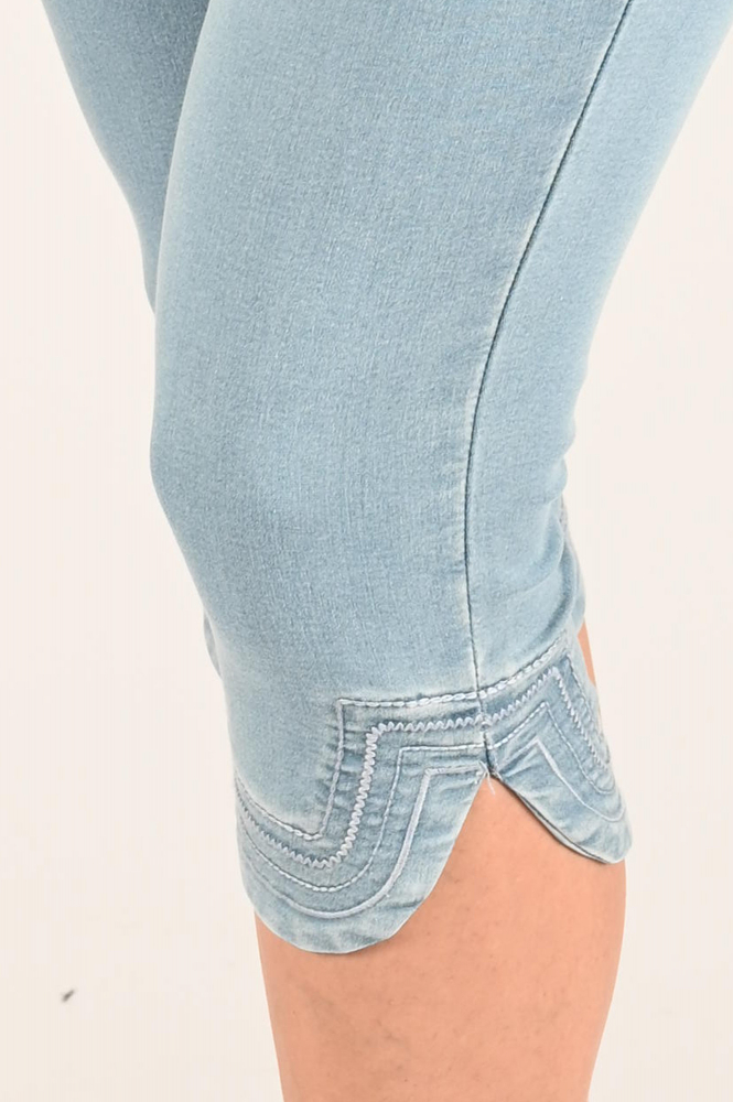 NickJean Lyndsey Capri Fancy Capri Blauw