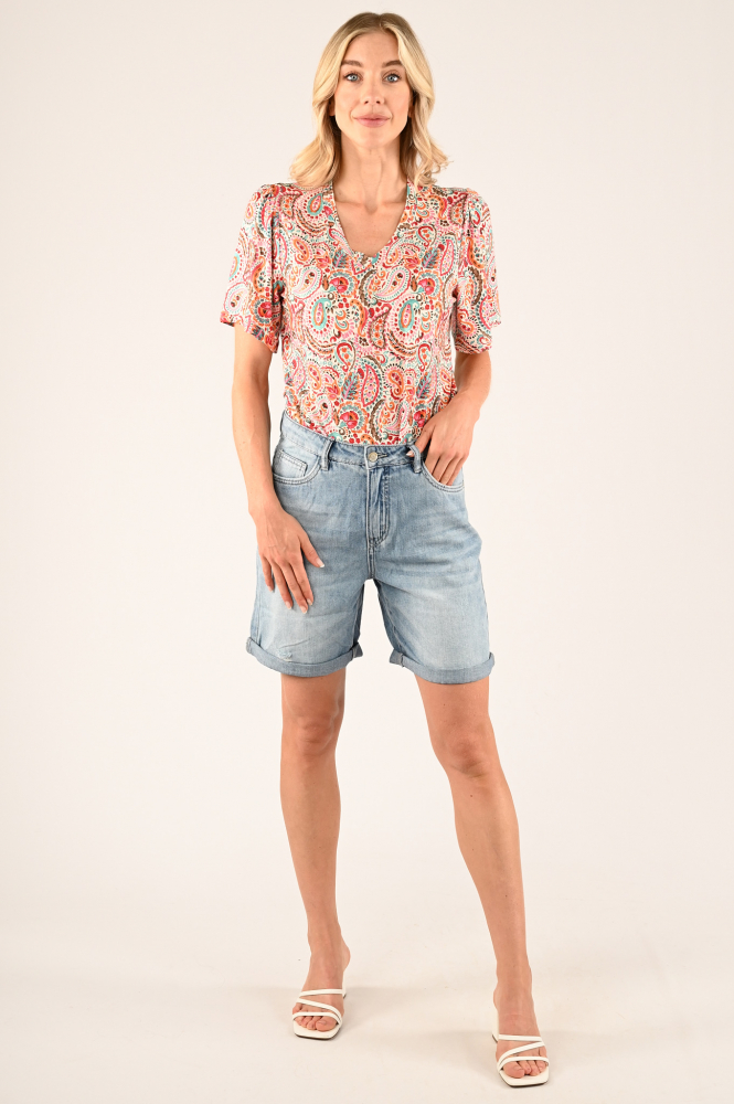 Geisha 41345-10 Short Blauw