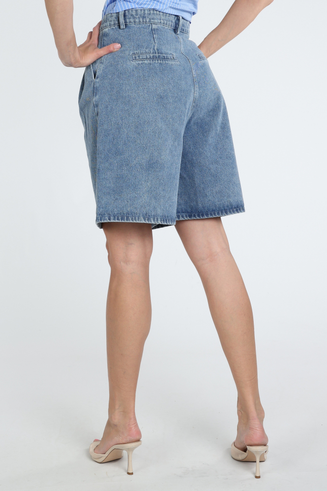 Neo Noir Rosel denim shorts Short Blauw