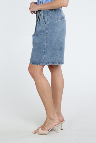 Neo Noir Rosel denim shorts Blauw