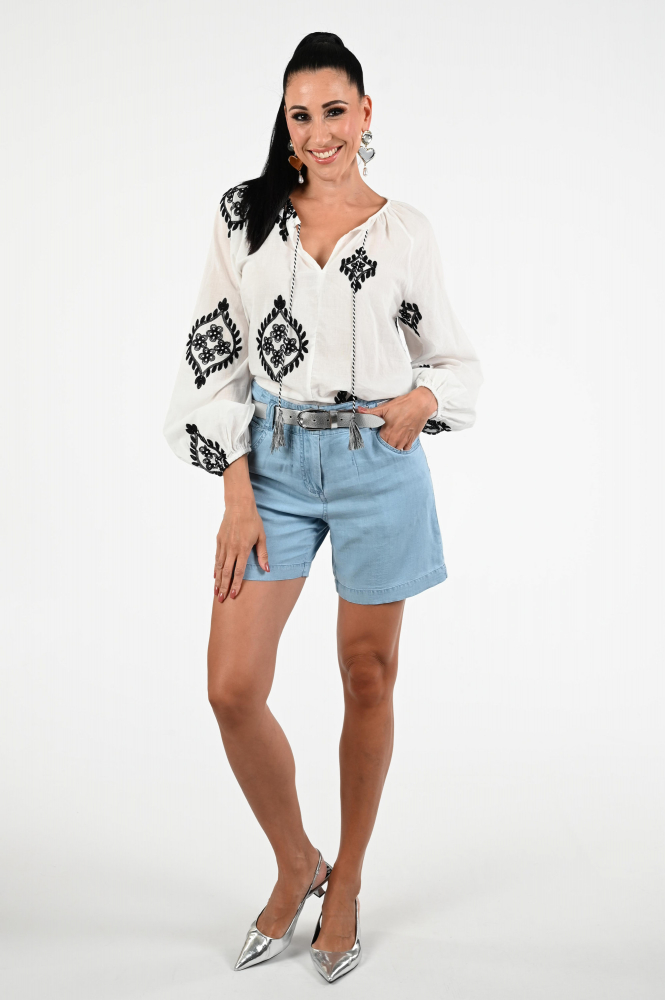 Geisha 51303-10 Short Blauw