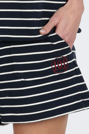 Deblon dani striped shor Blauw