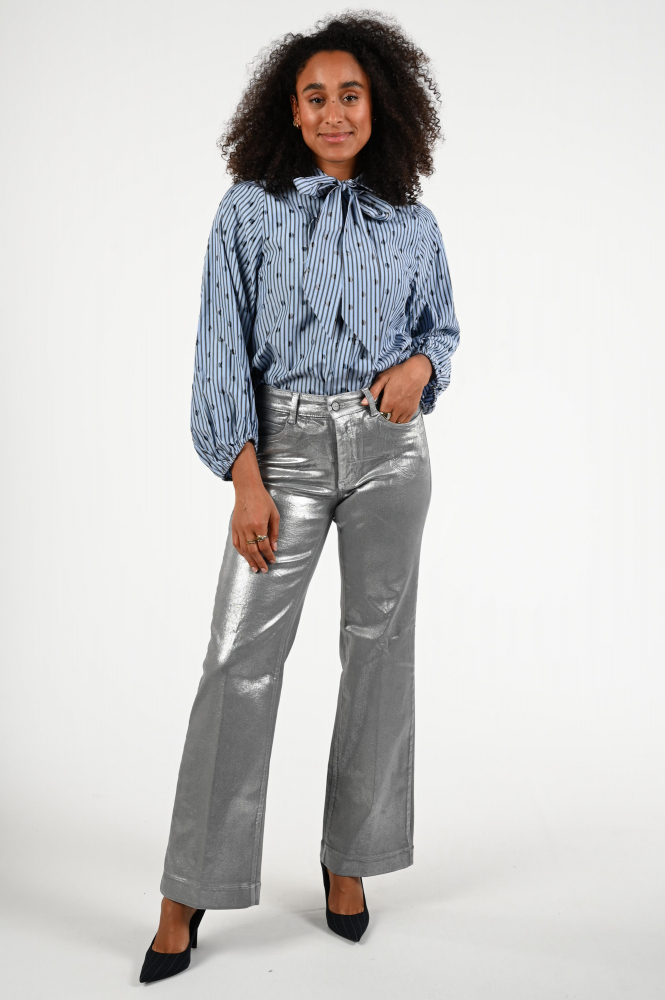 Mac Dream wide 358 Jeans Zilver