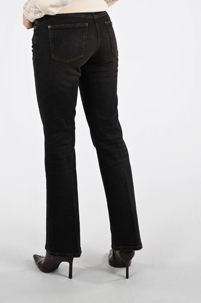 Cambio Paris flared 9132 Jeans Bruin