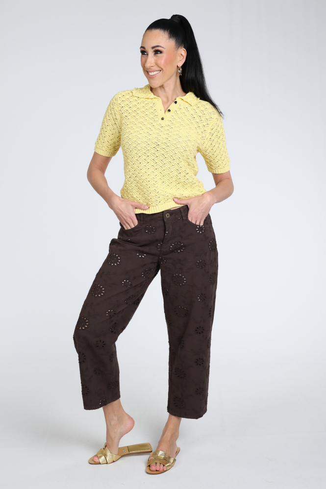Rosner Masha straight Jeans Bruin