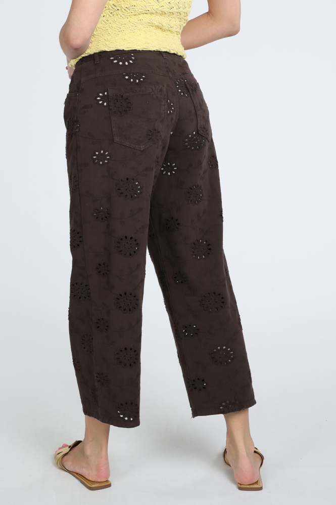 Rosner Masha straight Jeans Bruin